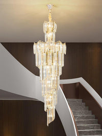 Gold Staircase Crystal Chandelier CL2403