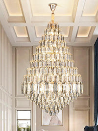 Gold Staircase Crystal Chandelier CL2420