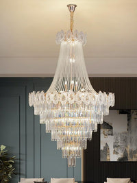 Gold Staircase Crystal Chandelier CL2502