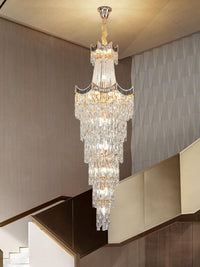 Gold Staircase Crystal Chandelier CL2506