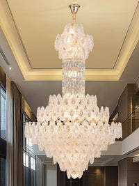 Gold Staircase Crystal Chandelier CL2512