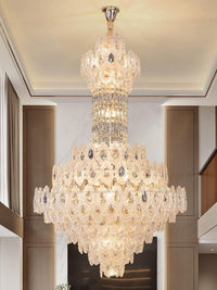 Gold Staircase Crystal Chandelier CL2512