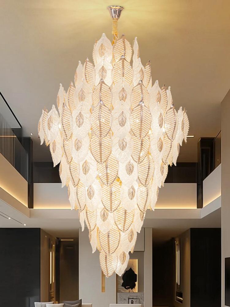 Gold Staircase Crystal Chandelier CL2526