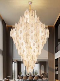 Gold Staircase Crystal Chandelier CL2526