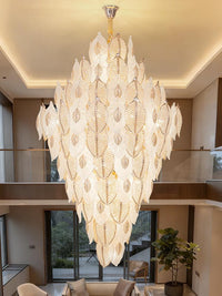 Gold Staircase Crystal Chandelier CL2526