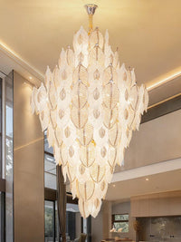Gold Staircase Crystal Chandelier CL2526