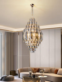 Gold Staircase Crystal Chandelier CL6668