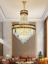 Gold Staircase Crystal Chandelier CL8180