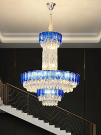 Gold Staircase Crystal Chandelier CL8666