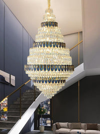 Gold Staircase Crystal Chandelier CL8667