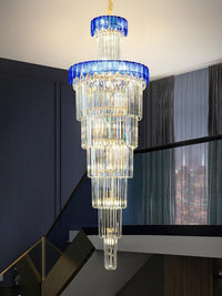 Gold Staircase Crystal Chandelier CL8668