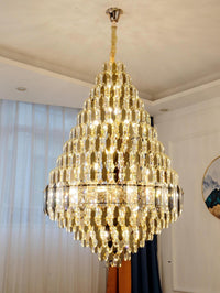 Gold Staircase Crystal Chandelier CL8688-2