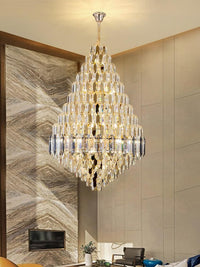Gold Staircase Crystal Chandelier CL8688-2