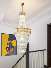 Gold Staircase Crystal Chandelier CL8896