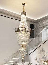 Gold Staircase Crystal Chandelier CL8896