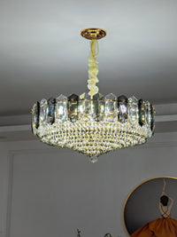 Gold Tiered Crystal Chandelier CL2309-2