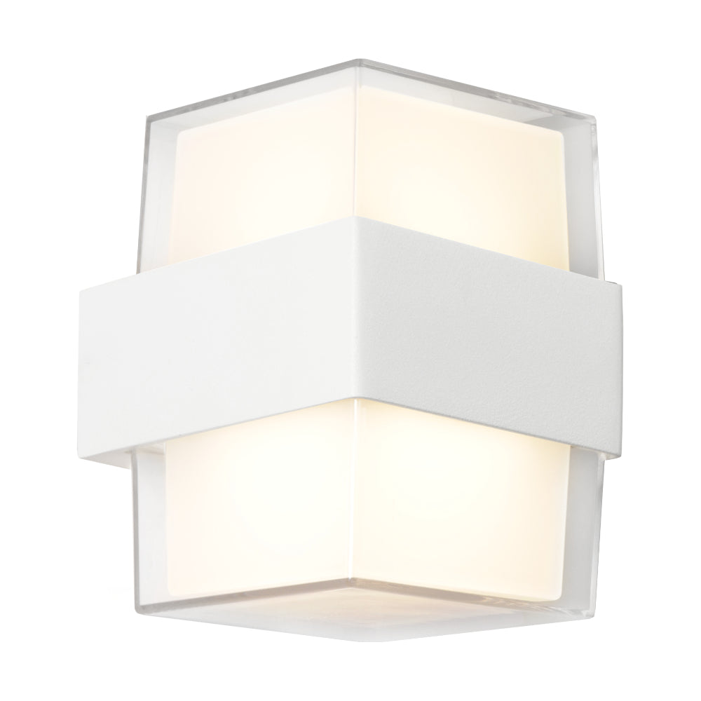 Haast Exterior Wall Light — White — view 2