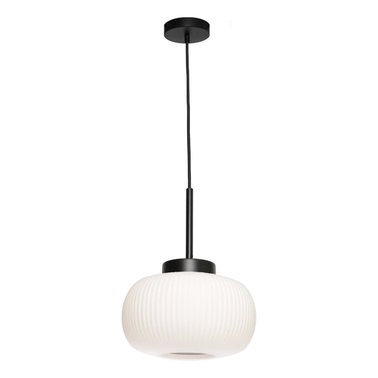 Hutton 1-Light Pendant — Black