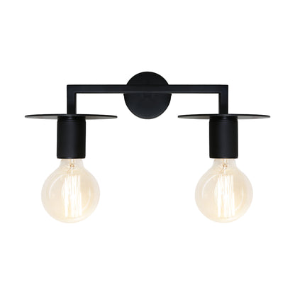 Inka 2-Light Wall Light — Black — view 2
