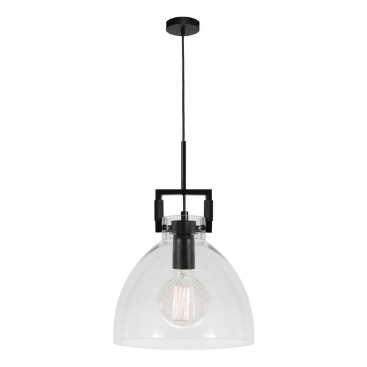 Jean 1-Light Pendant — Black