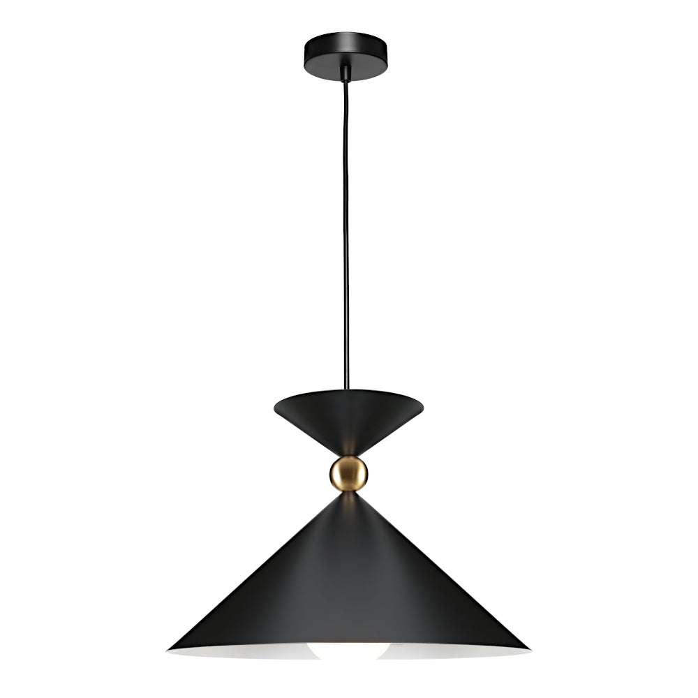 Krissy 1-Light Large Pendant — Black — view 2