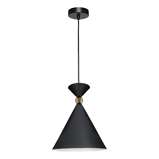 Krissy 1-Light Small Pendant — Black