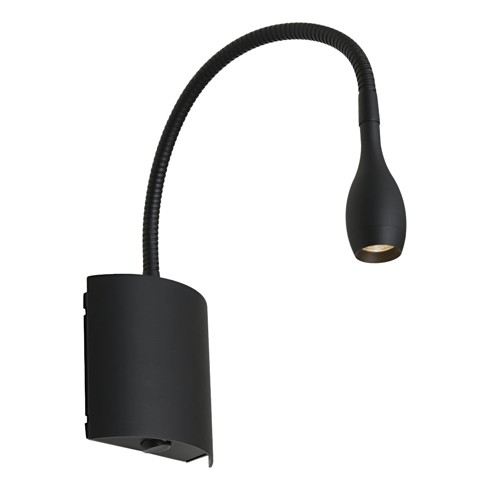 Lund LED Wall Light — Black — view 2
