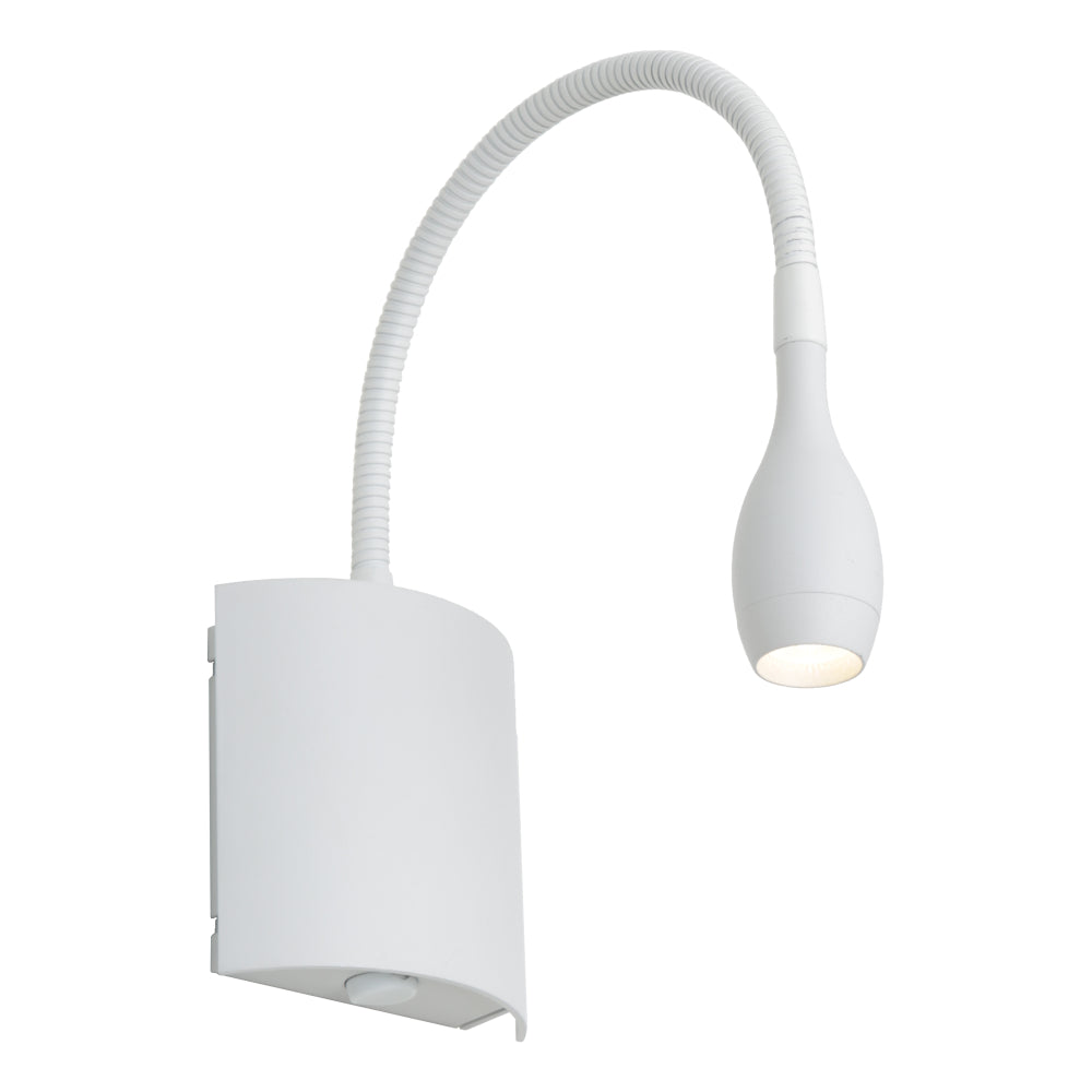 Lund LED Wall Light — White — view 2