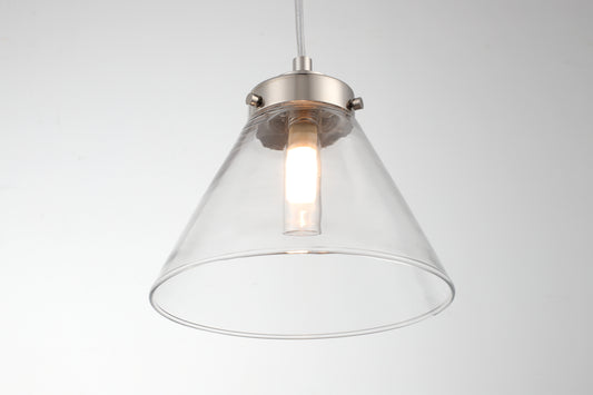 Matisse 1-Light Pendant — Polished Nickel