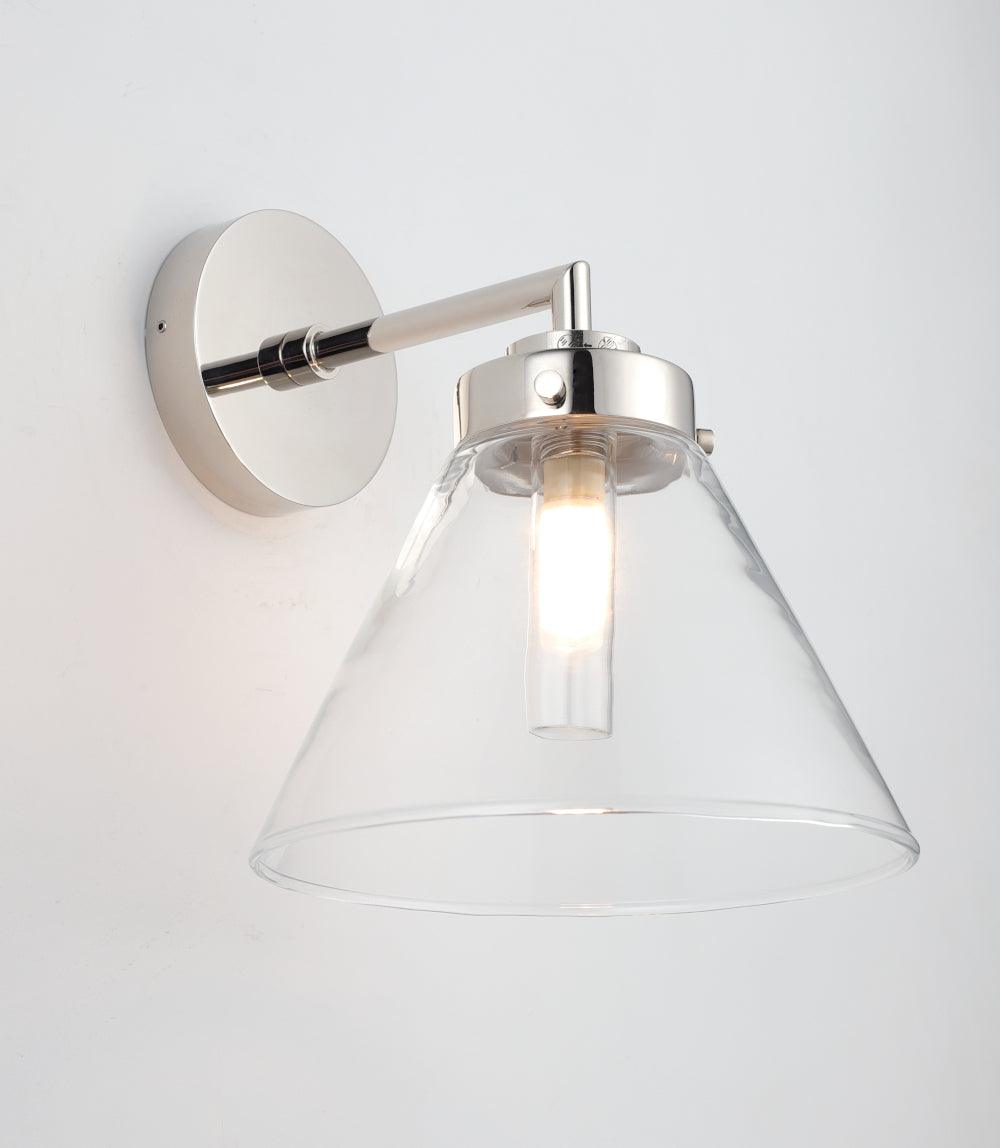 Matisse 1-Light Wall Light — Polished Nickel