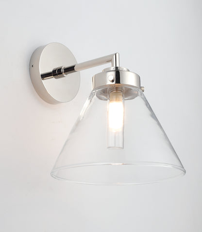 Matisse 1-Light Wall Light — Polished Nickel