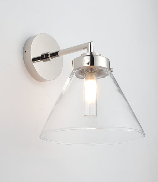 Matisse 1-Light Wall Light — Polished Nickel