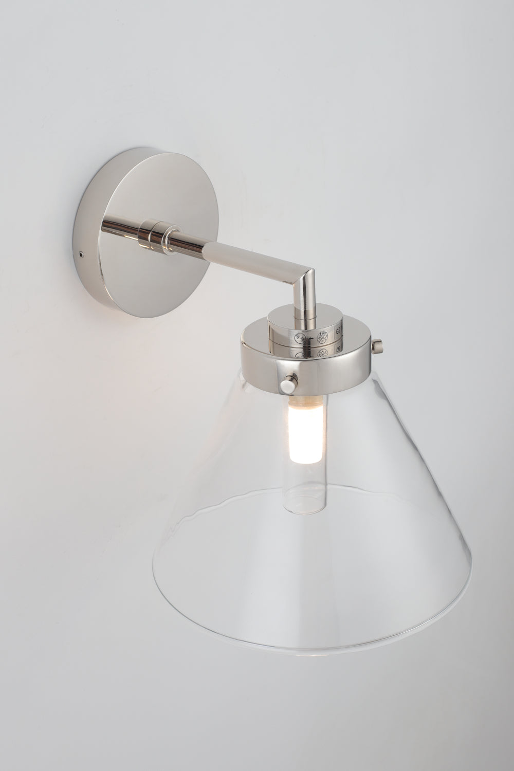 Matisse 1-Light Wall Light — Polished Nickel — view 2