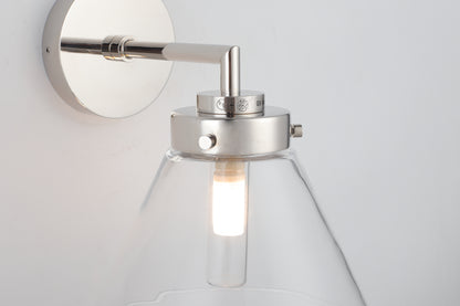 Matisse 1-Light Wall Light — Polished Nickel — view 3