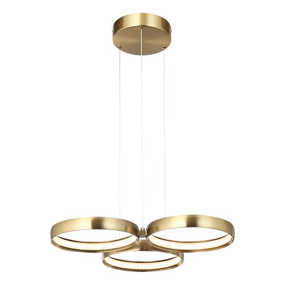 Olympus 3-Light LED Pendant — Gold