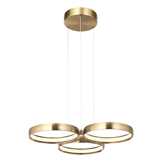 Olympus 3-Light LED Pendant — Gold — view 2
