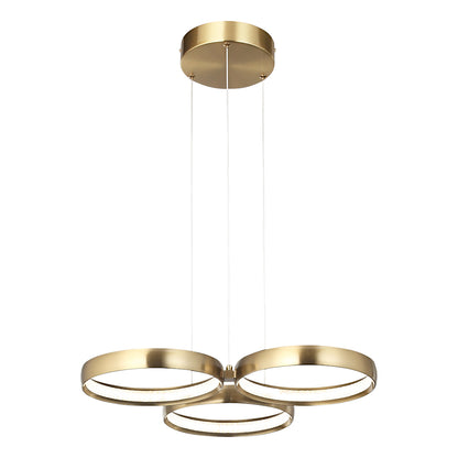 Olympus 3-Light LED Pendant — Gold — view 3