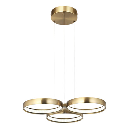 Olympus 3-Light LED Pendant — Gold — view 4