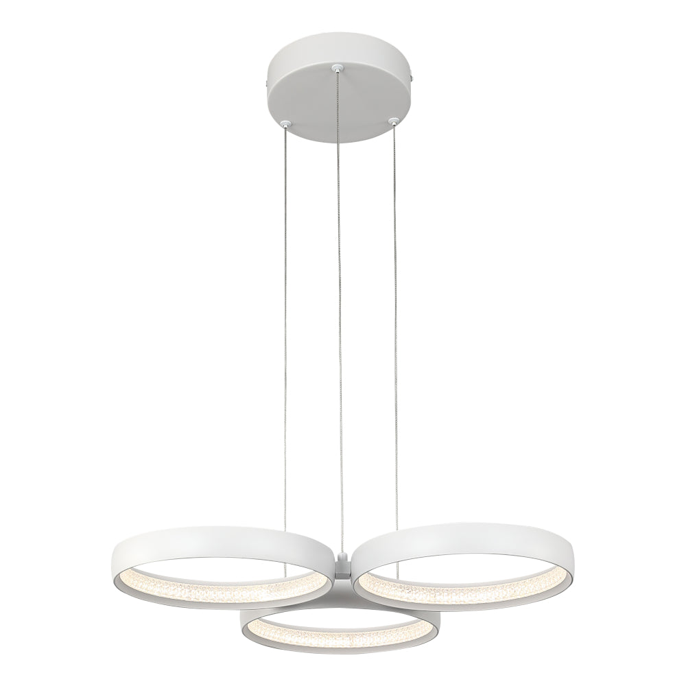 Olympus 3-Light LED Pendant — White — view 3