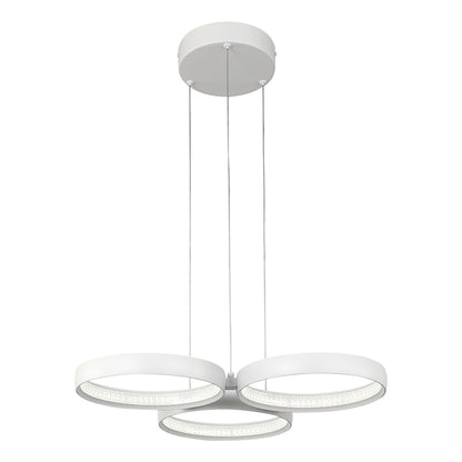Olympus 3-Light LED Pendant — White — view 4