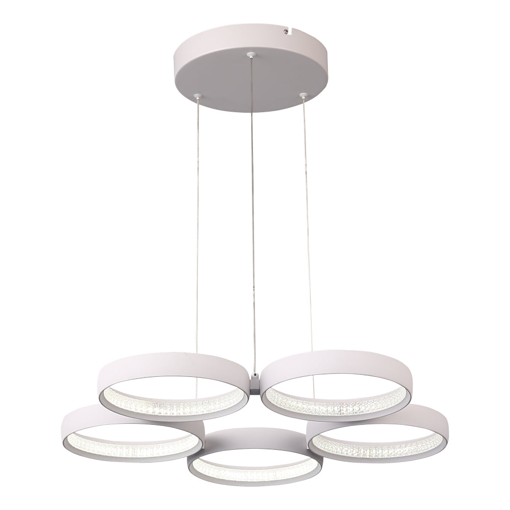 Olympus 5-Light LED Pendant — White