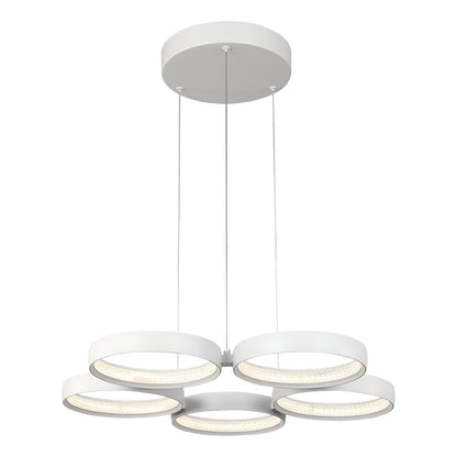 Olympus 5-Light LED Pendant — White — view 3