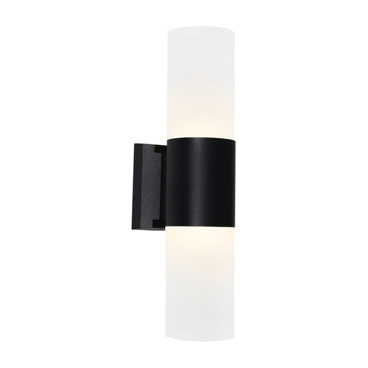 Ottawa Exterior Wall Light — Black — view 2