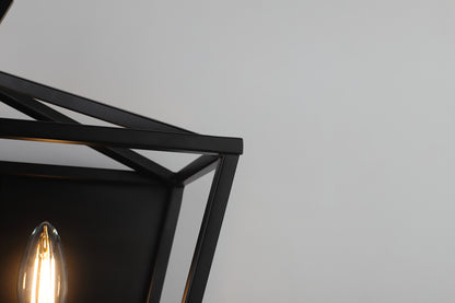 Perigan 2-Light Wall Light — Black — view 4