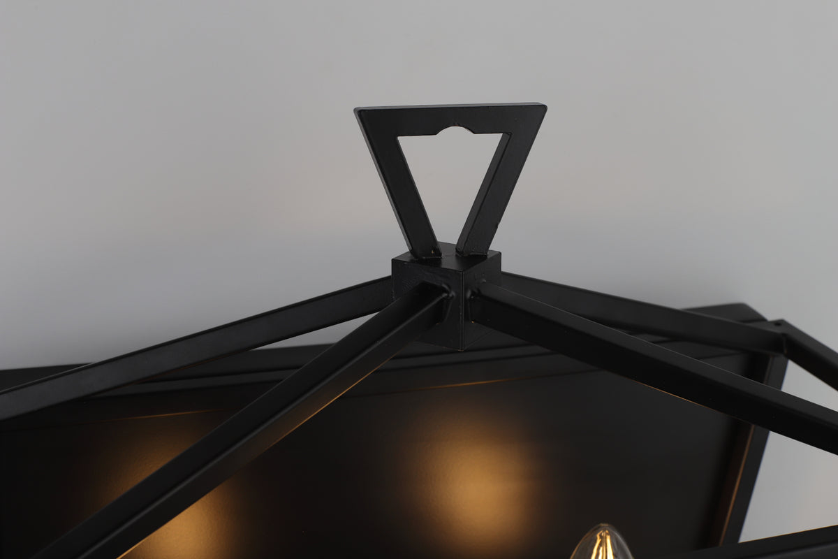 Perigan 2-Light Wall Light — Black — view 5