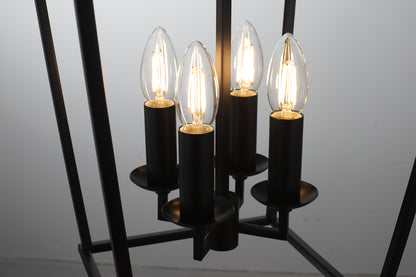 Perigan 4-Light Pendant — Black — view 2