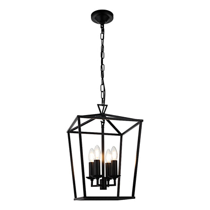 Perigan 4-Light Pendant — Black — view 7