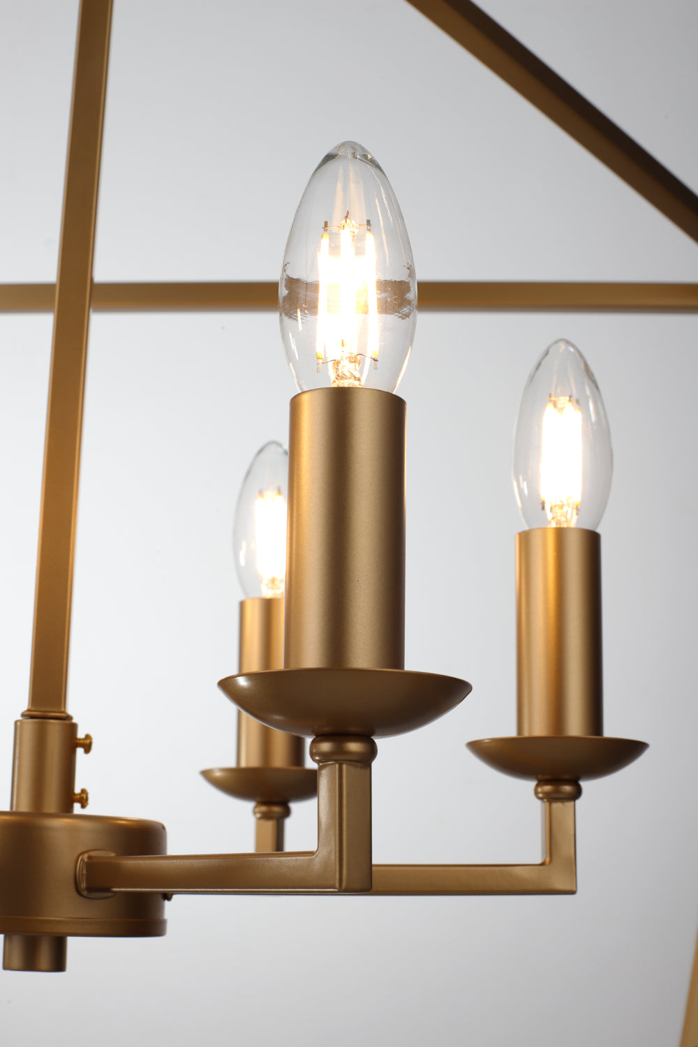 Perigan 6-Light Pendant — Matt Gold — view 3