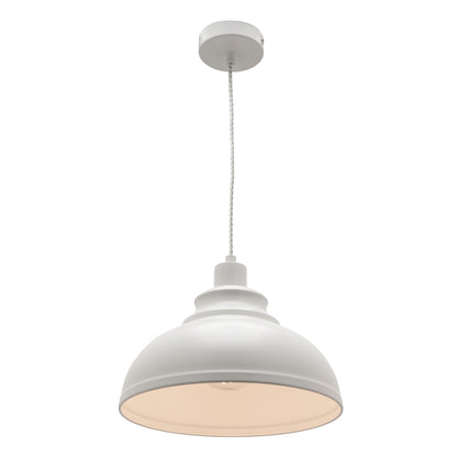 Risto 1-Light Pendant — White — view 2