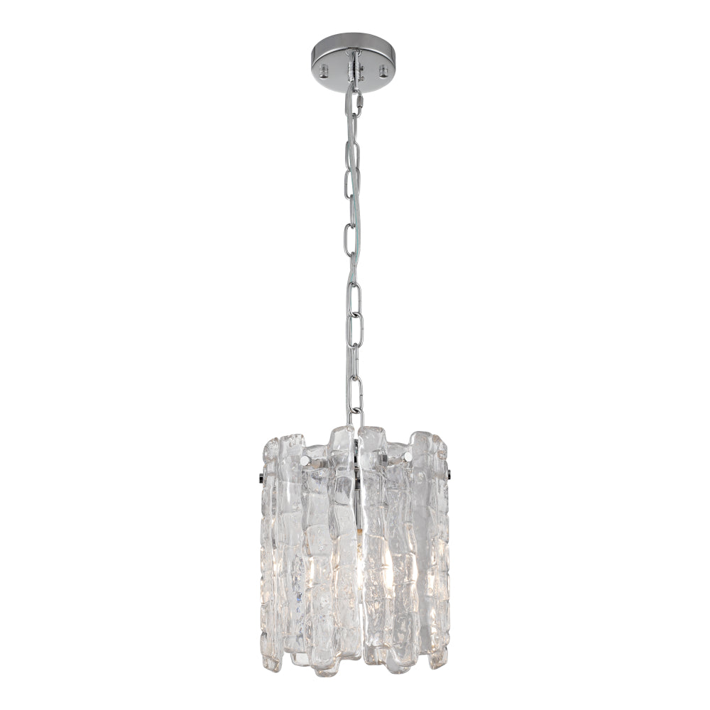 Riviera 1-Light Pendant — Chrome — view 7